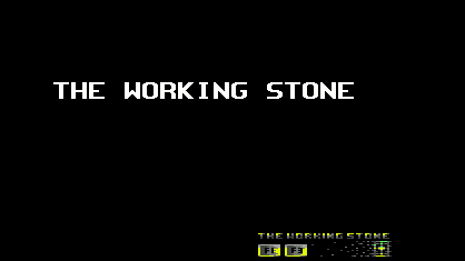 The Working Stone Title Screen